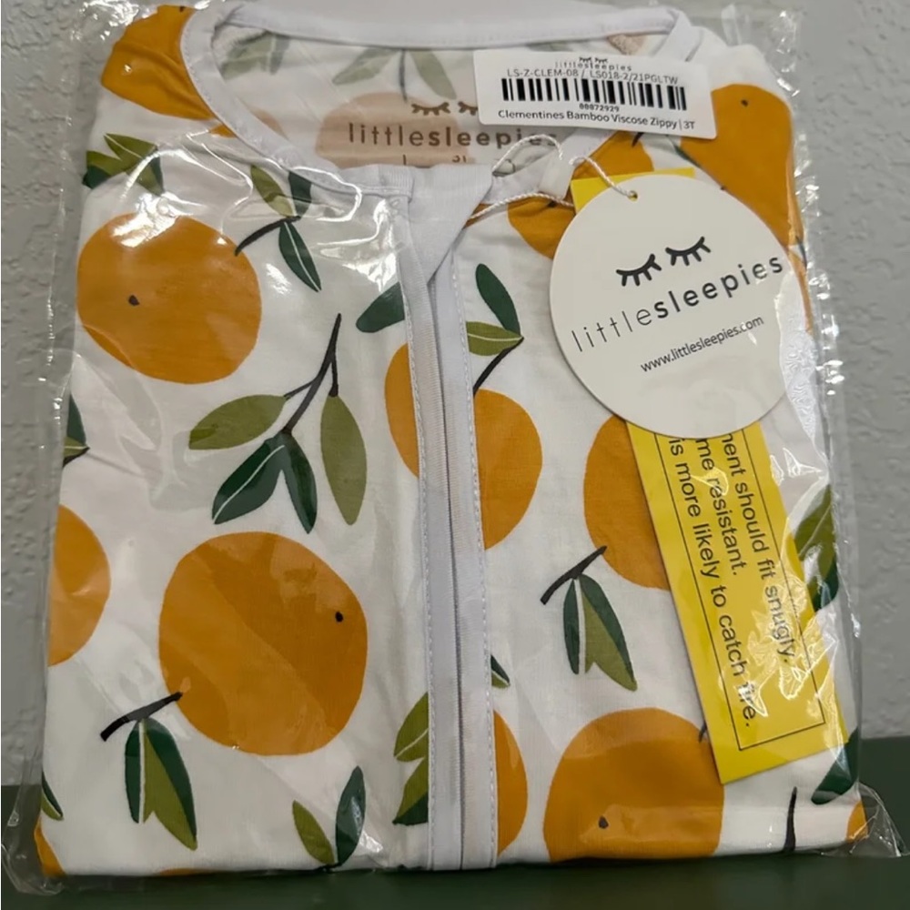 Little Sleepies Clementines Zippy